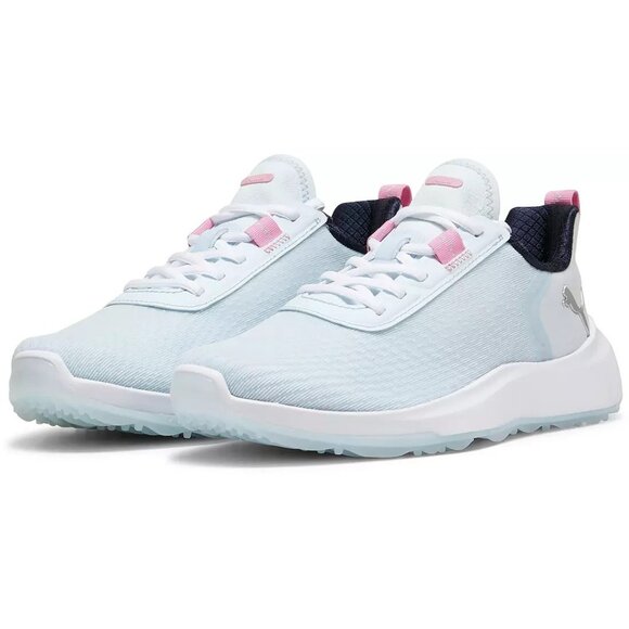 Puma Shoes - Puma Fusion Crush Sport Icy Blue/Pink Icing Women Spikeless Golf Shoes Size 7.5